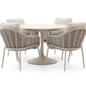 + 15 % Kassenrabatt | SUNS Casto/Nova ø 120 cm Gartenmöbel-Set 5-teilig