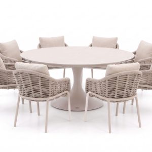 SUNS Casto/Nova ø 170 cm Gartenmöbel-Set 9-teilig