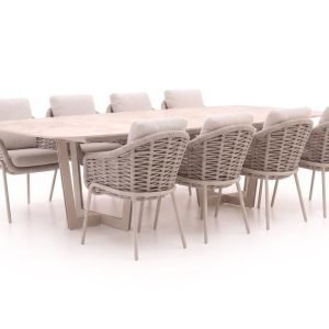 SUNS Casto/Palermo 280 cm Gartenmöbel-Set 9-teilig