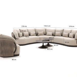 + 10 % Kassenrabatt | SUNS Vivaro/Nova Ecklounge-Set 6-teilig
