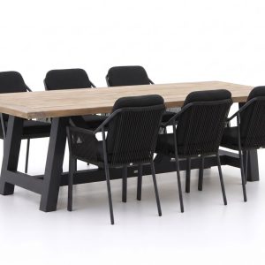 Tierra Outdoor Liv/Bresimo 260cm dining tuinset 7-delig stapelbaar