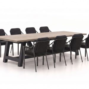 Tierra Outdoor Liv/Bresimo 330cm dining tuinset 9-delig stapelbaar