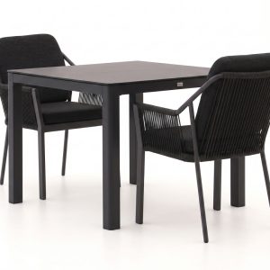 Tierra Outdoor Liv/La Fonte 90cm dining tuinset 3-delig stapelbaar