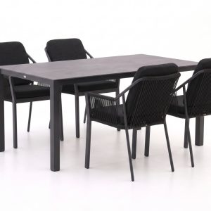 Tierra Outdoor Liv/Lagundo 180cm dining tuinset 5-delig stapelbaar