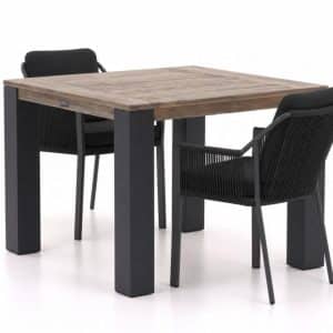 Tierra Outdoor Liv/ROUGH-X 100 cm Gartenmöbel-Set 3-teilig stapelbar