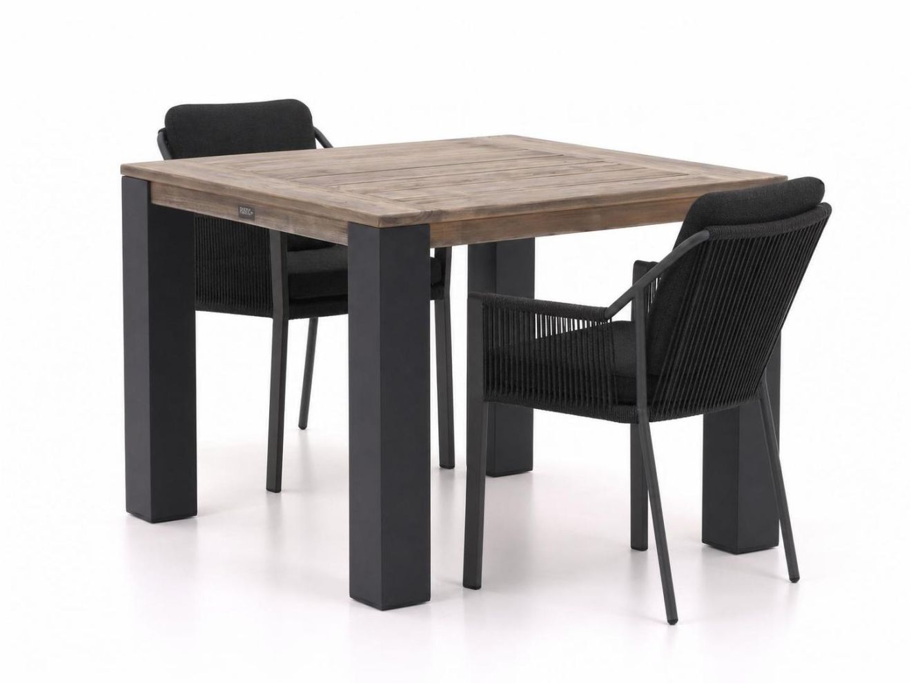 + 15 % Kassenrabatt | Tierra Outdoor Liv/ROUGH-X 100 cm Gartenmöbel-Set 3-teilig stapelbar