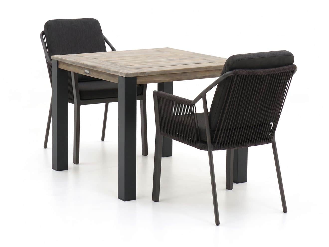 + 15 % Kassenrabatt | Tierra Outdoor Liv/ROUGH-S 90 cm Gartenmöbel-Set 3-teilig stapelbar