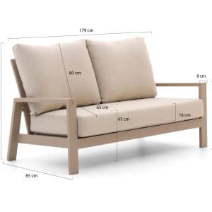 + 15 % Kassenrabatt | Tierra Outdoor Musone Gartensofa 2-Sitzer 170 cm