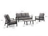 + 10 % Kassenrabatt | Tierra Outdoor Musone Sessel-Sofa Lounge-Set 4-teilig 5-Sitzer verstellbar