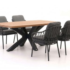Tierra Outdoor Natal/Induno Deens Ovaal 180cm dining tuinset 5-delig
