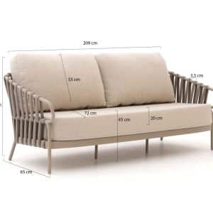+ 15 % Kassenrabatt | Tierra Outdoor Nuri Gartensofa 3-Sitzer 209 cm