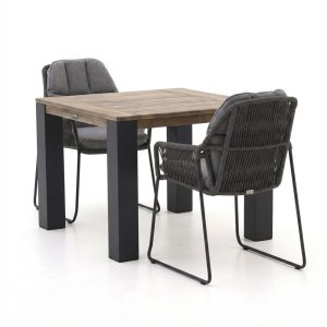 Tierra Outdoor Rivera/ROUGH-X 100cm dining tuinset 3-delig