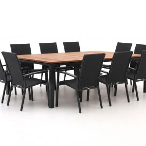 + 10 % Kassenrabatt | Bellagio Avio/Linosa 240x160 cm Gartenmöbel-Set 11-teilig stapelbar