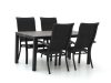+ 10 % Kassenrabatt | Bellagio Lugo/Fidenza 160 cm Gartenmöbel-Set 5-teilig stapelbar