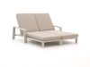 + 10 % Kassenrabatt | Bellagio Vazzola Gartenliegen-Set 2-teilig mit Rad