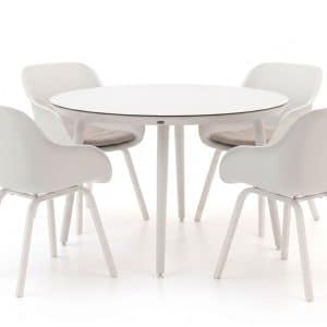 + 10 % Kassenrabatt | Hartman Le Soleil Element/Sophie Studio ø 128 cm Gartenmöbel-Set 5-teilig
