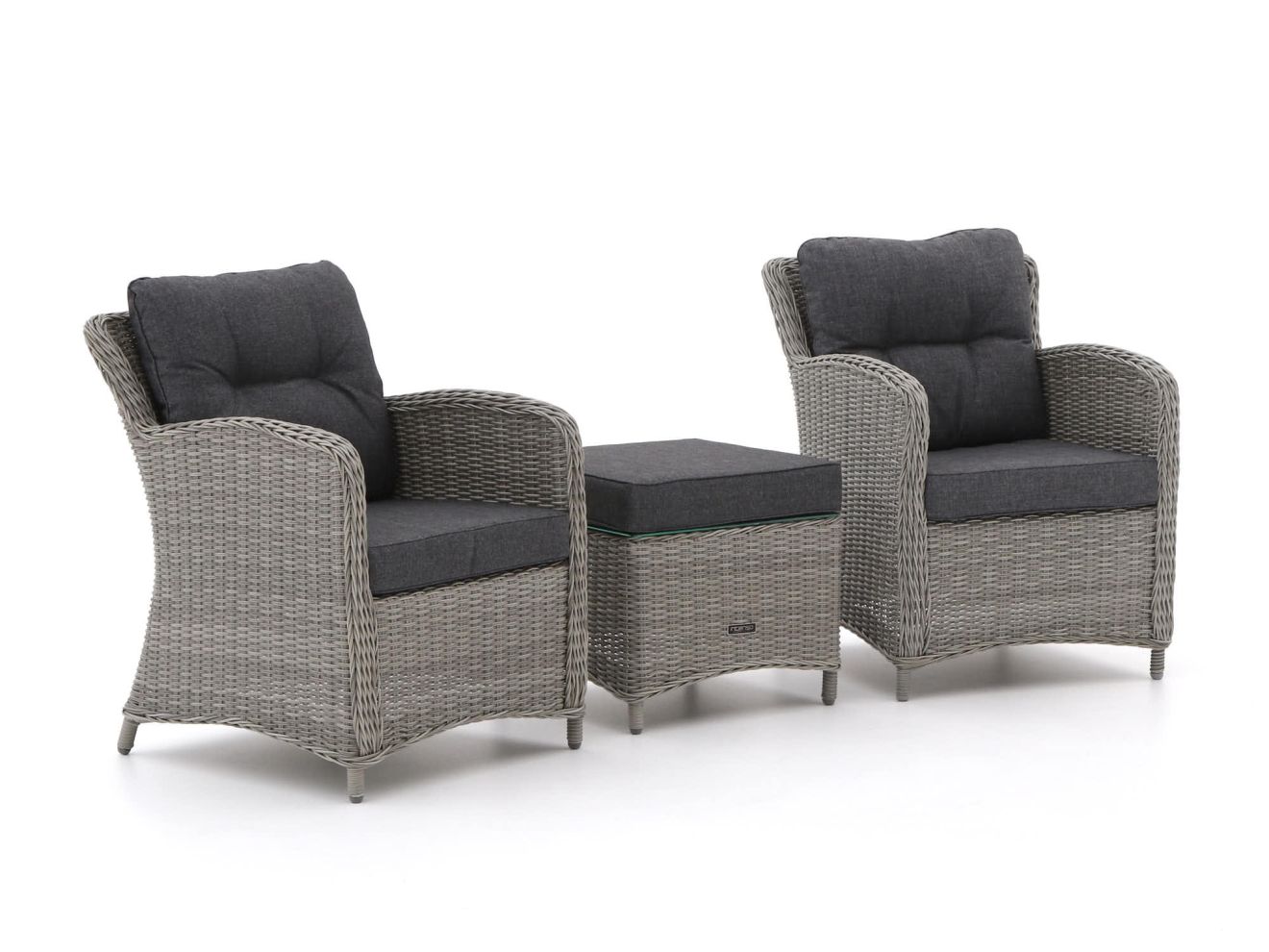 + 15 % Kassenrabatt | Intenso Leone/Milano Balkonmöbel-Set Lounge 3-teilig