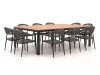 + 10 % Kassenrabatt | Manifesto Belpasso/Linosa 240x160 cm Gartenmöbel-Set 11-teilig stapelbar