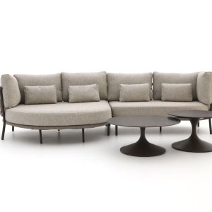 + 10 % Kassenrabatt | SUNS Bardi/Nova Chaiselongue Lounge-Set 3-teilig rechts 4-Sitzer