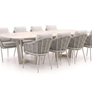 + 15 % Kassenrabatt | SUNS Casto/Palermo 280 cm Gartenmöbel-Set 9-teilig