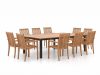 + 10 % Kassenrabatt | Sunyard Jakarta/Linosa 240x160 cm Gartenmöbel-Set 11-teilig stapelbar
