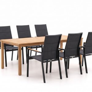 Bellagio Albinea/Liverpool 210cm dining tuinset 7-delig stapelbaar
