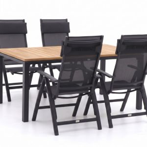 + 10 % Kassenrabatt | Bellagio Avenza/Linosa 180 cm Gartenmöbel-Set 5-teilig verstellbar