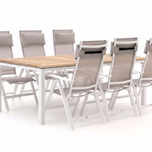 + 10 % Kassenrabatt | Bellagio Avenza/Linosa 240 cm Gartenmöbel-Set 7-teilig verstellbar