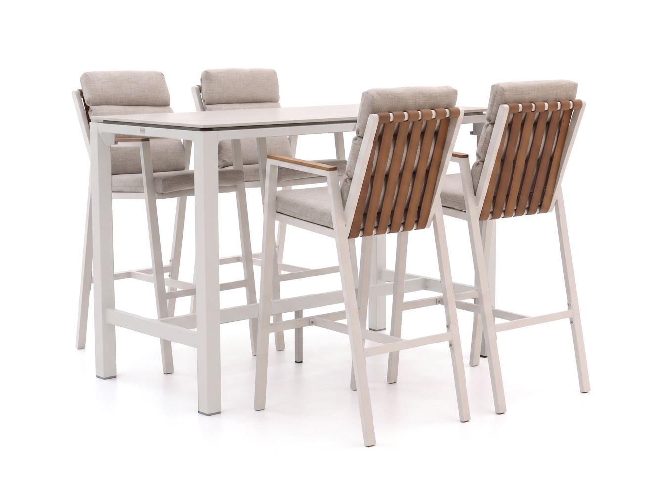 + 15 % Kassenrabatt | Bellagio Bertinoro/Trecenta 150 cm Gartenbar-Set 5-teilig stapelbar