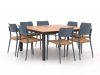 + 10 % Kassenrabatt | Bellagio Cino/Linosa 160x160 cm Gartenmöbel-Set 9-teilig stapelbar