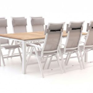 + 10 % Kassenrabatt | Bellagio Lugo/Linosa 240 cm Gartenmöbel-Set 7-teilig verstellbar