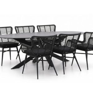 Intenso Asti/Furato ellips 200cm dining tuinset 7-delig