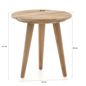 + 10 % Kassenrabatt | Intenso Rovello/ROUGH-K 40 cm Balkonmöbel-Set Lounge 3-teilig