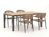 + 10 % Kassenrabatt | Manifesto Belpasso/Linosa 180 cm Gartenmöbel-Set 5-teilig stapelbar