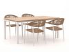 + 10 % Kassenrabatt | Manifesto Belpasso/Linosa 180 cm Gartenmöbel-Set 5-teilig stapelbar