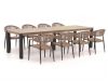 + 10 % Kassenrabatt | Manifesto Belpasso/ROUGH-S 300 cm Gartenmöbel-Set 9-teilig stapelbar