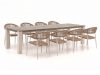 + 10 % Kassenrabatt | Manifesto Belpasso/ROUGH-X 320 cm Gartenmöbel-Set 9-teilig stapelbar