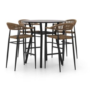 + 10 % Kassenrabatt | Manifesto Belpasso/Tritoni ø 110 cm Gartenbar-Set 5-teilig stapelbar