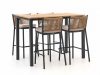 + 10 % Kassenrabatt | Manifesto Idro/Linosa 150 cm Gartenbar-Set 5-teilig stapelbar