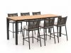 + 10 % Kassenrabatt | Manifesto Idro/Linosa 225 cm Gartenbar-Set 7-teilig stapelbar