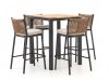 + 15 % Kassenrabatt | Manifesto Idro/Linosa 75x75 cm Gartenbar-Set 5-teilig stapelbar