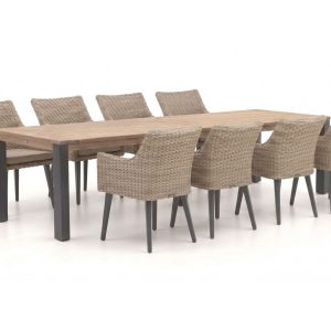 + 10 % Kassenrabatt | Manifesto Matese/ROUGH-S 300 cm Gartenmöbel-Set 9-teilig