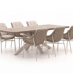 + 10 % Kassenrabatt | Manifesto Novara/Montorio 220 cm Gartenmöbel-Set 7-teilig
