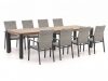 + 10 % Kassenrabatt | Manifesto Villongo/ROUGH-S 300 cm Gartenmöbel-Set 9-teilig stapelbar