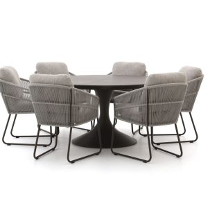 + 15 % Kassenrabatt | SUNS Noli/Nova ø 150 cm Gartenmöbel-Set 7-teilig