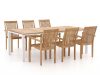 + 10 % Kassenrabatt | Sunyard Jakarta/Linosa 240 cm Gartenmöbel-Set 7-teilig stapelbar