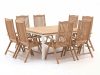 + 10 % Kassenrabatt | Sunyard Veronica/Linosa 160x160 cm Gartenmöbel-Set 9-teilig verstellbar