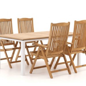 Sunyard Veronica/Linosa 180cm dining tuinset 5-delig verstelbaar