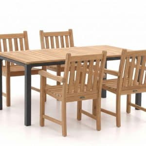 + 10 % Kassenrabatt | Sunyard Wales/Linosa 180 cm Gartenmöbel-Set 5-teilig