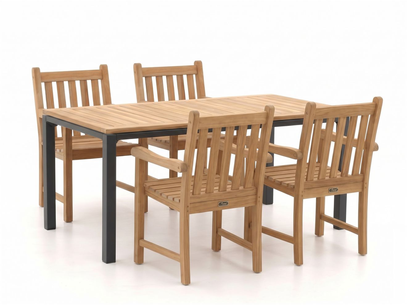 + 10 % Kassenrabatt | Sunyard Wales/Linosa 180 cm Gartenmöbel-Set 5-teilig